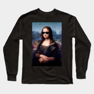 Cool Mona Lisa Long Sleeve T-Shirt